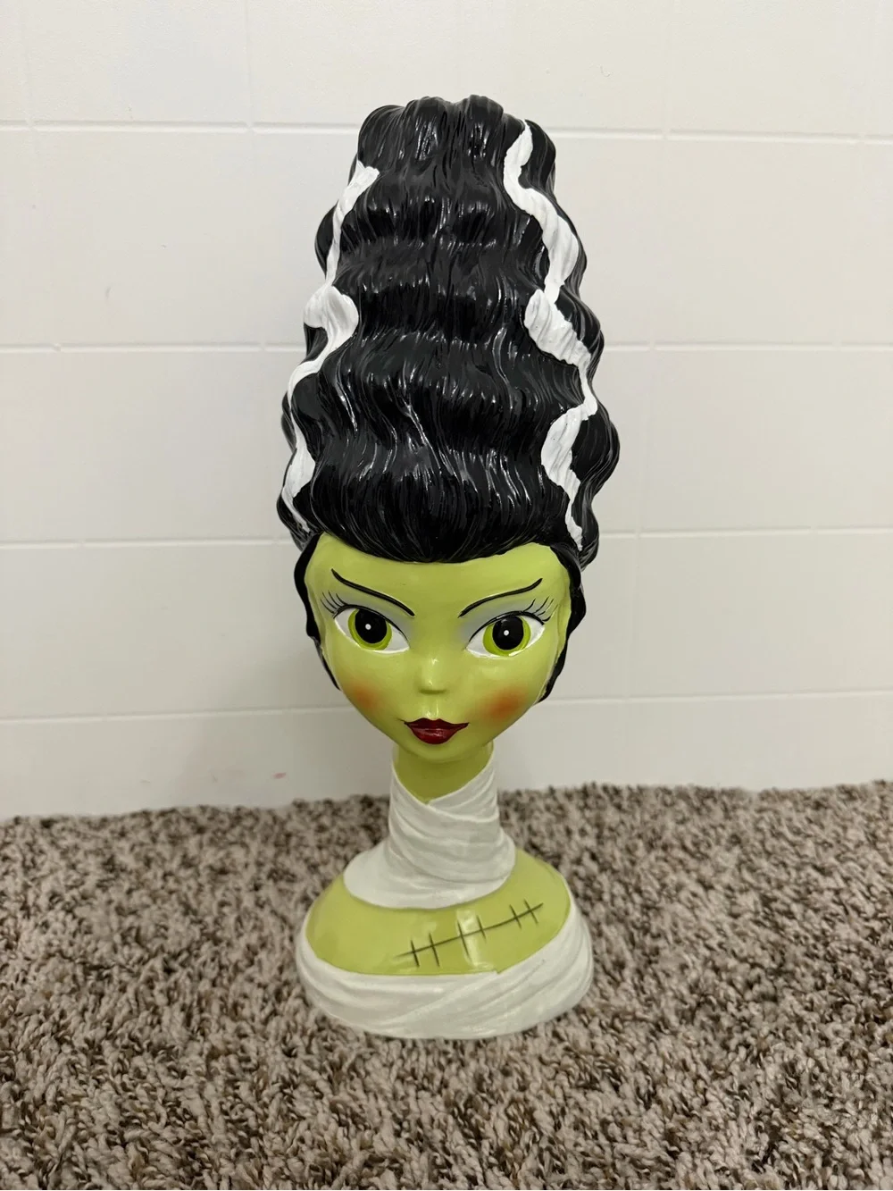 Halloween Bride of Frankenstein Bust
